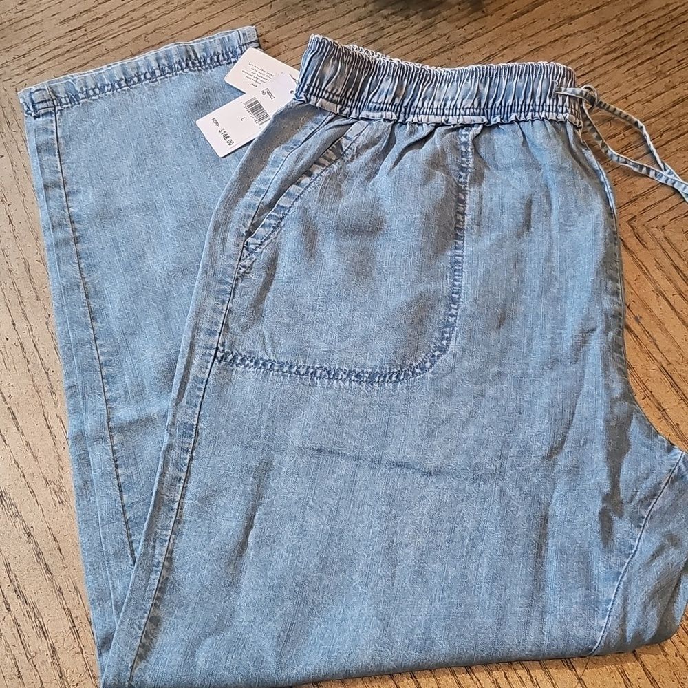 Splendid Denim Pants Size L NWT - Picture 3 of 15
